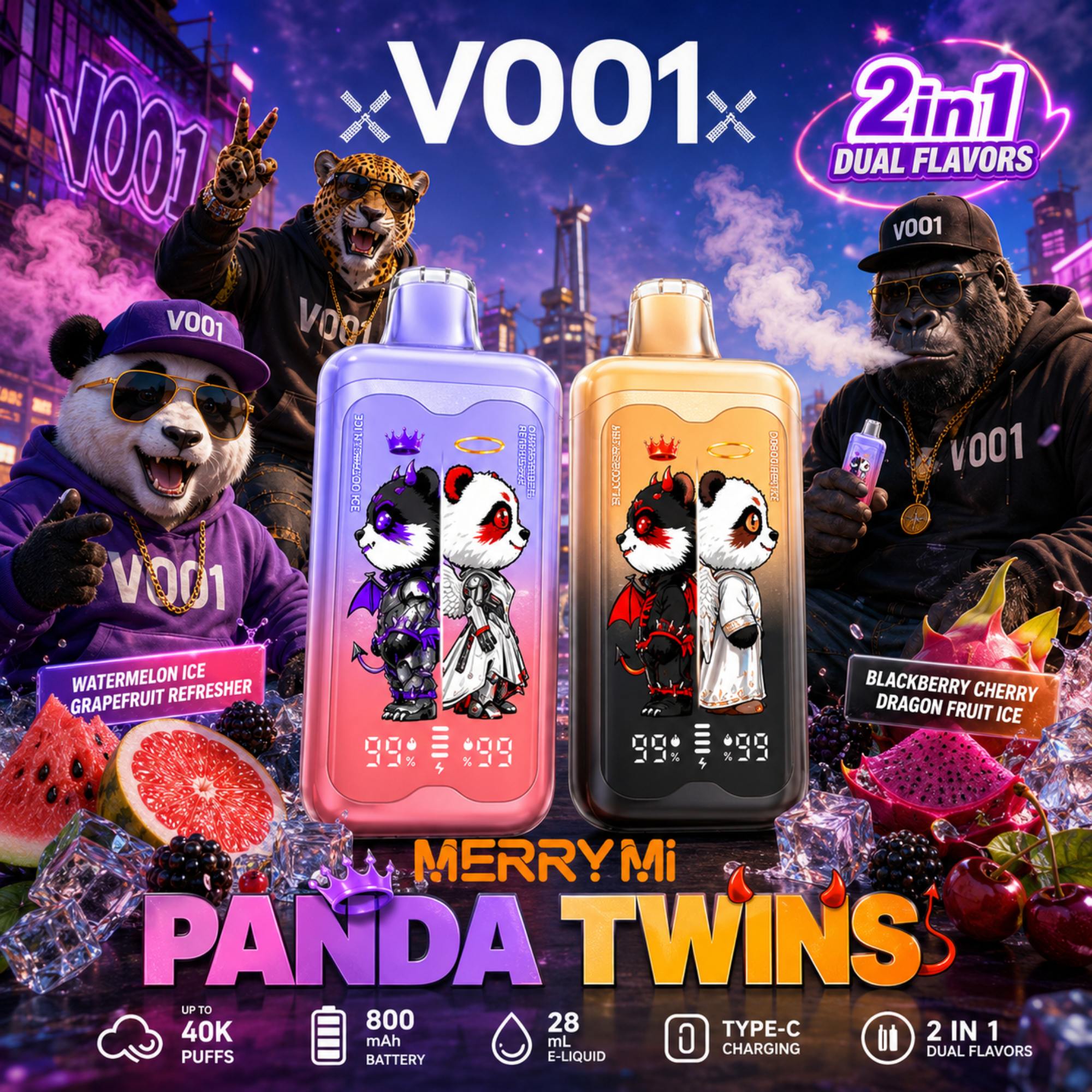 MerryMi Panda vs Blade